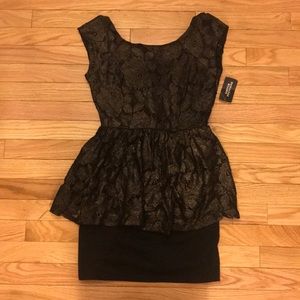 Peplum dress.